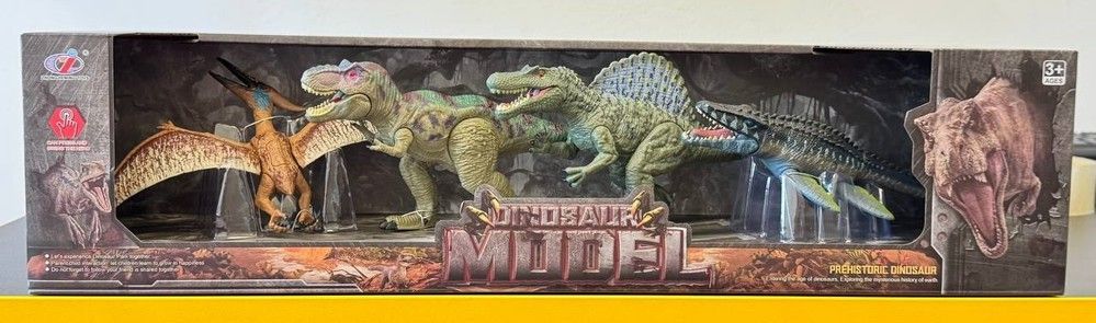 Набір ігровий 4шт Доісторичні динозаври Dino Toys (55163) 2986096055163 фото