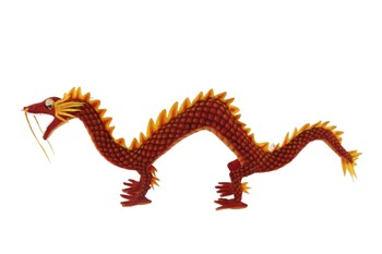 Hansa® | Мягкая игрушка Дракон красный без рогов, L. 60см, HANSA (8526)