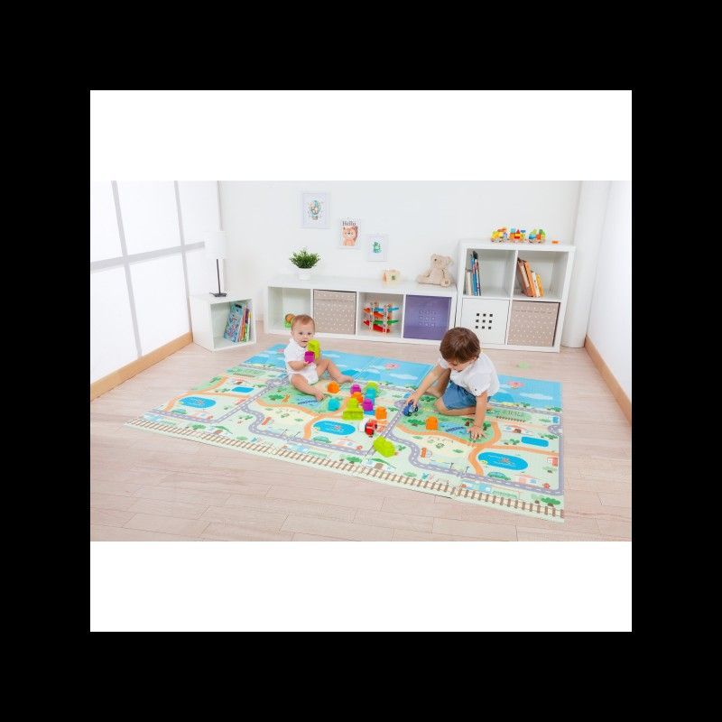 Детский двухсторонний игровой ковер Gusyluz XXL 150х200 см, Molto (25510) 8410963255102 фото