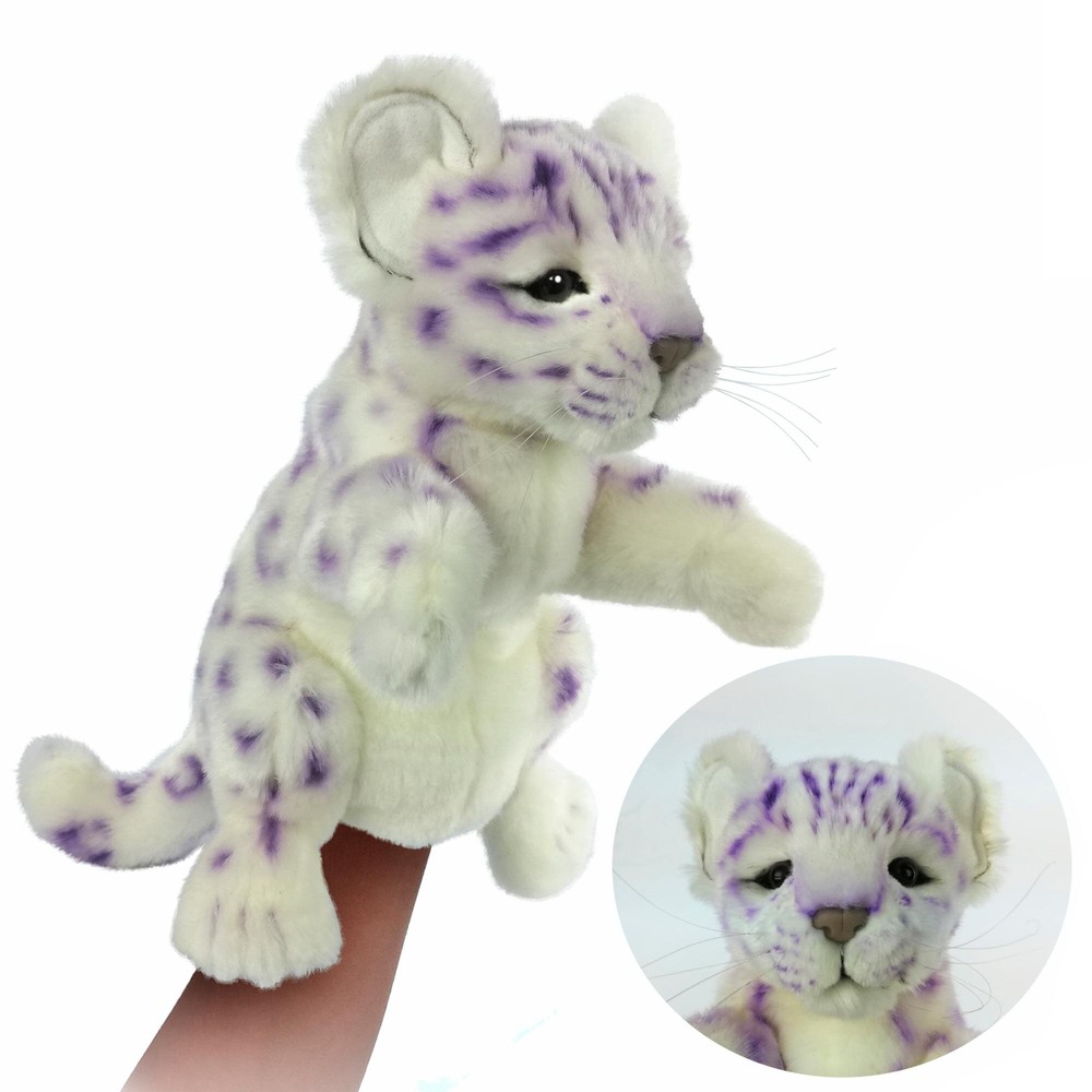 Hansa® | М'яка іграшка на руку Hansa Ірбіс (сніговий леопард, барс), 32 см