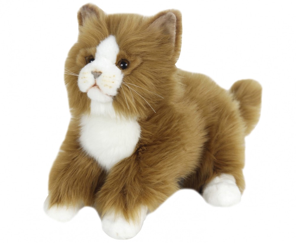 Hansa® | Кіт бежевий, 23 см, реалістична м'яка іграшка Hansa Toys (3983)