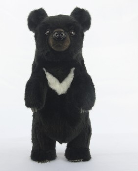 Hansa® | М'яка іграшка-Чорний Ведмідь, що стоїть 31 см, HANSA (7996)