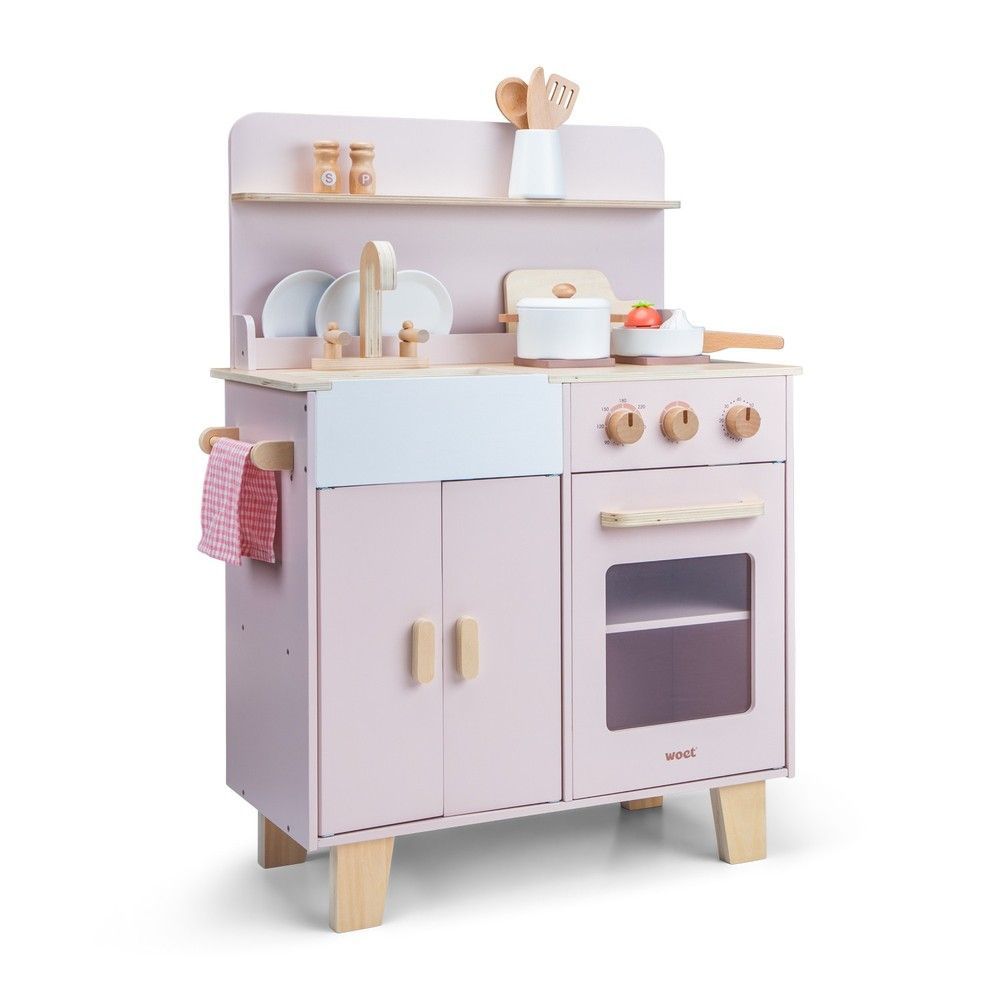 Мини-кухня розовая, New Classic Toys (11081) 8718446110819 фото