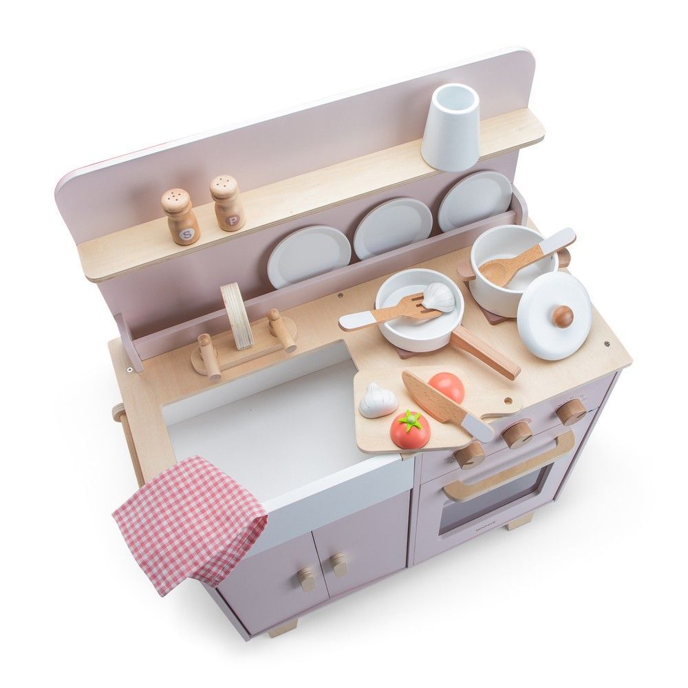 Мини-кухня розовая, New Classic Toys (11081) 8718446110819 фото