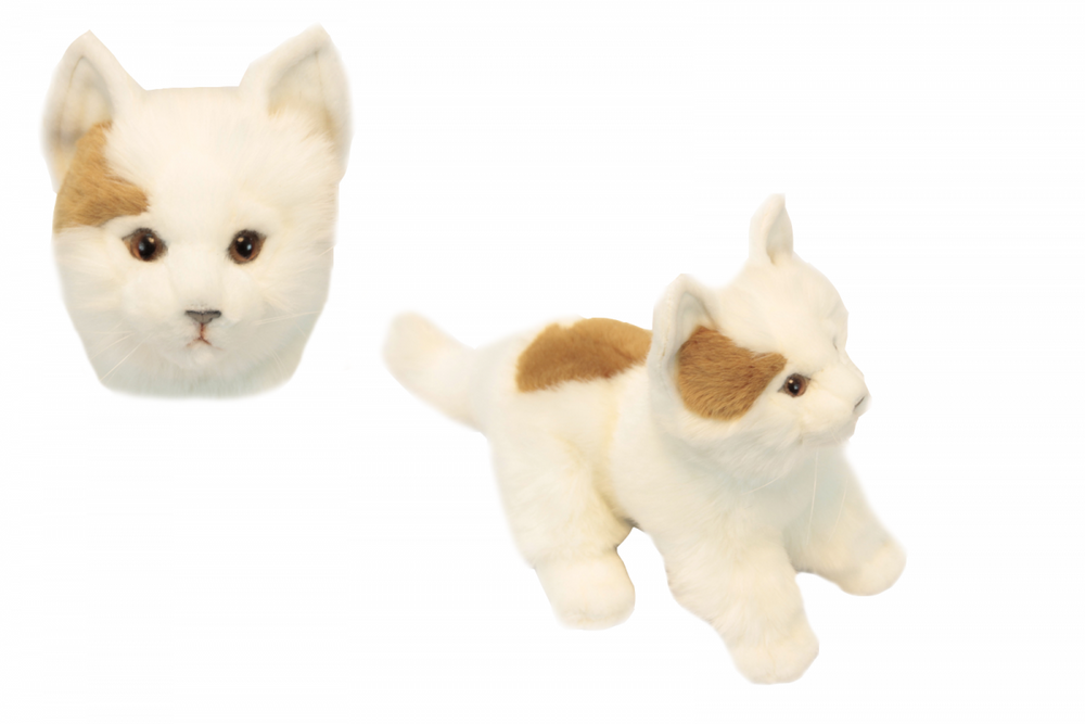 Hansa® | Кіт білий, 23 см, реалістична м'яка іграшка Hansa Toys (3984)