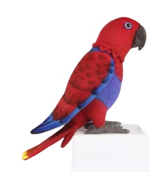 Hansa® | Мягкая игрушка Позующий попугай Электус (самка), L. 24см, HANSA (8430)