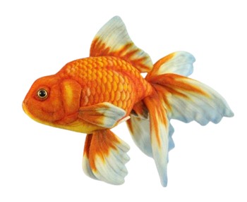 Hansa® | Мягкая игрушка Золотая рыбка Вуалехвост, L. 34см, HANSA (8539)