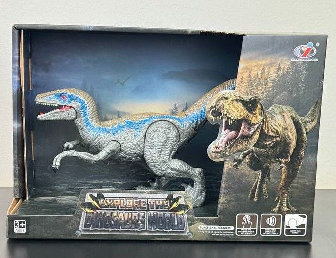 Монолопхозавр, синий со звуковым эффектом, Dino Toys (55590) 2986096055590 фото