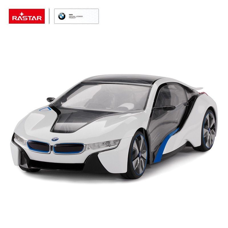 Игрушечная автомодель на радиоуправлении BMW I8 1:14, Rastar (07490) 6930751307490 фото