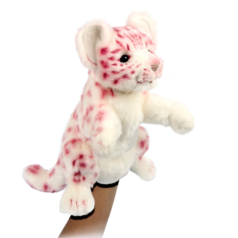Hansa® | М'яка іграшка на руку Сніговий Леопард (рожевий) 32 см HANSA (7778)