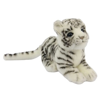 Hansa® | М'яка іграшка Біле тигреня, що лежить, L. 26см, HANSA (4089)