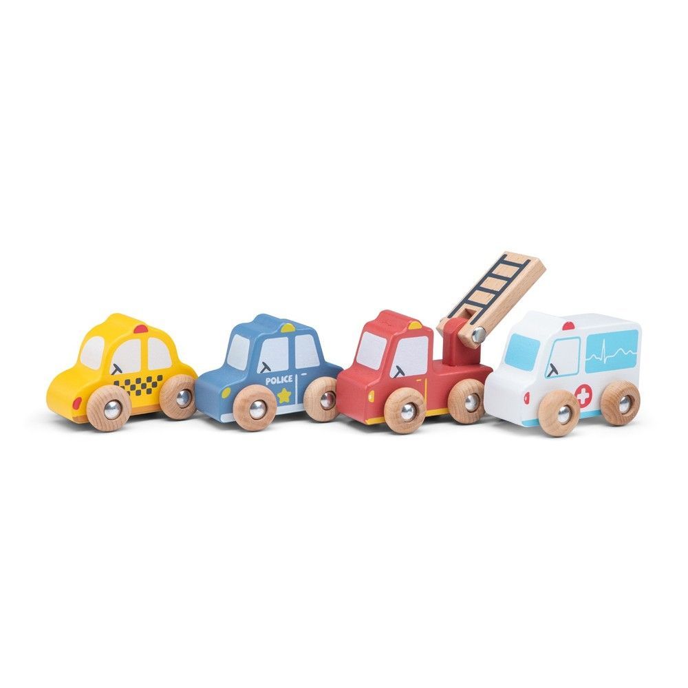 Набор транспорта 4 машинки, New Classic Toys, 11930 от 18 мес 8718446119300 фото