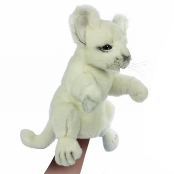 Hansa® | Мягкая игрушка на руку Белый Львенок, 32 см HANSA (7850)