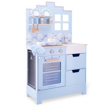 Детская игровая Кухня New Classic Toys, серия Delft, голубая 8718446110697 фото