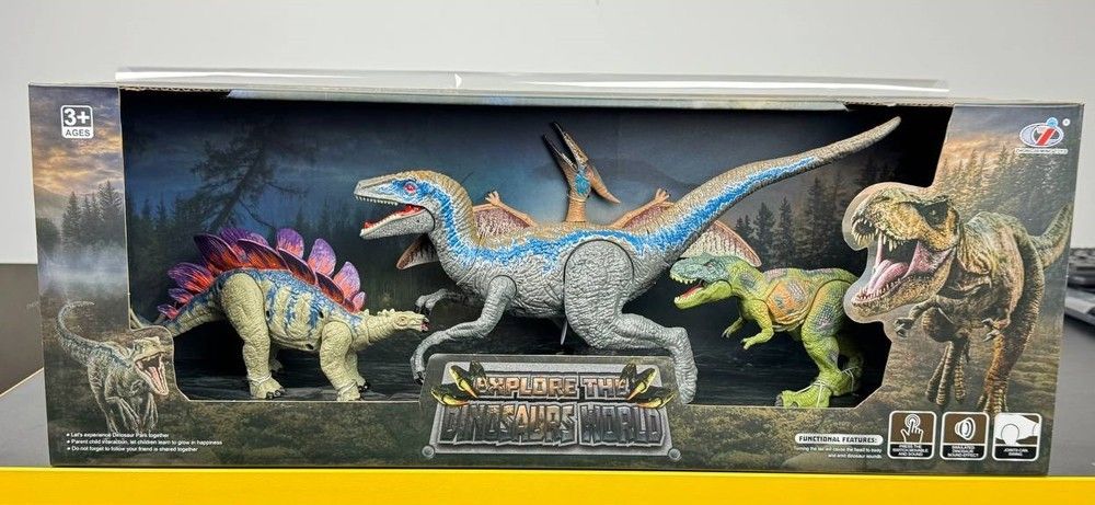 Набір 4шт Ера динозаврів, Dino Toys (55286) 2986096055286 фото