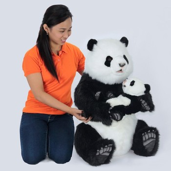 Hansa® | HANSA Мягкая игрушка-макет, роботизированная "Мама панда", 80 см (0575)