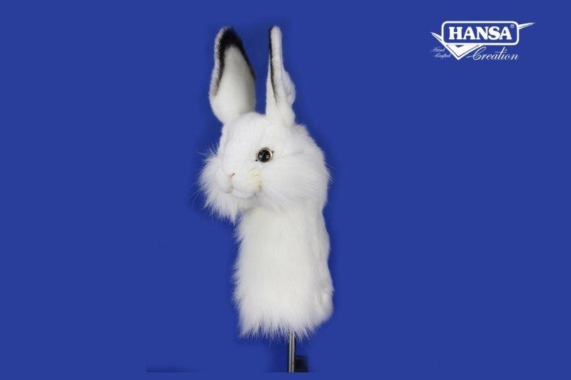 Hansa® | М'яка іграшка Чохол для гольфу Білий кролик, H. 30см, HANSA (8458)