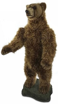 Hansa® | Коричневый медведь гризли, 165 см, анимированная мягкая игрушка Hansa Toys (0756)