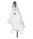 Hansa® | М'яка іграшка Чохол для гольфу Білий кролик (дерево), H. 33см, HANSA (8460) - фотографії