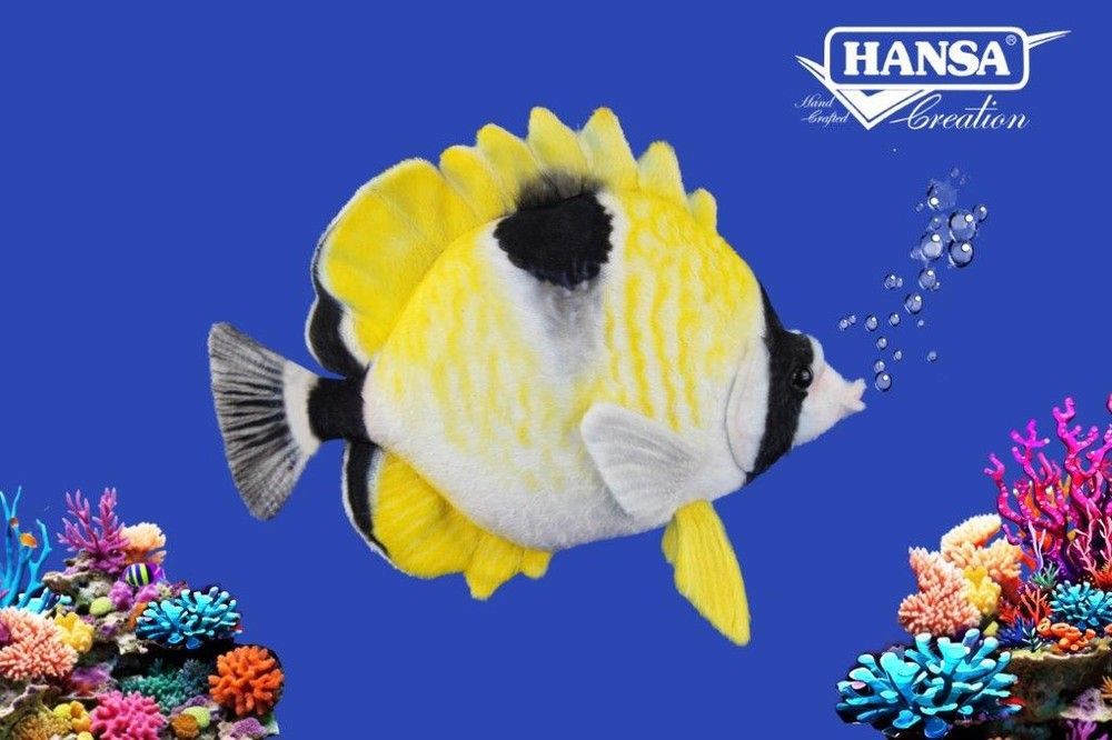 Hansa&reg; | Мягкая игрушка Рыба-бабочка слезоносная длина 26см, Hansa (8793)