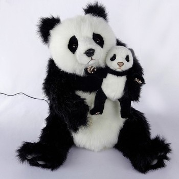 Hansa® | HANSA Мягкая игрушка-макет, роботизированная, Медведь панда с малышом (0787)