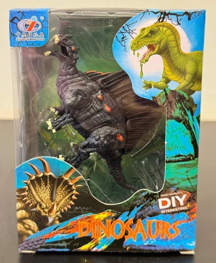 Фігурка Спинозавр фіолетово-жовтий Dino Toys (56771) 2986096056771 фото