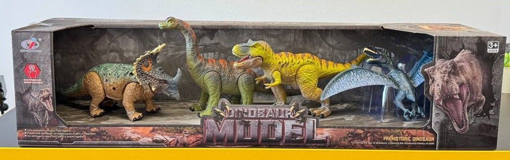 Набор игровой 4шт Доисторические динозавры Dino Toys (55170) 2986096055170 фото