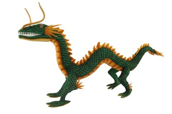 Hansa® | М'яка іграшка Дракон зелений без рогів, L. 80см, HANSA (8527)