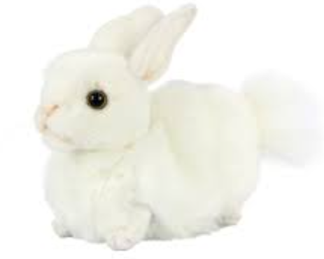 Hansa® | Білий заєць, 20 см, м'яка іграшка на руку Hansa (8324)