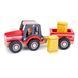 Игровой набор New Classic Toys "Трактор с прицепом и двумя стогами сена" 8718446119430 фото 1