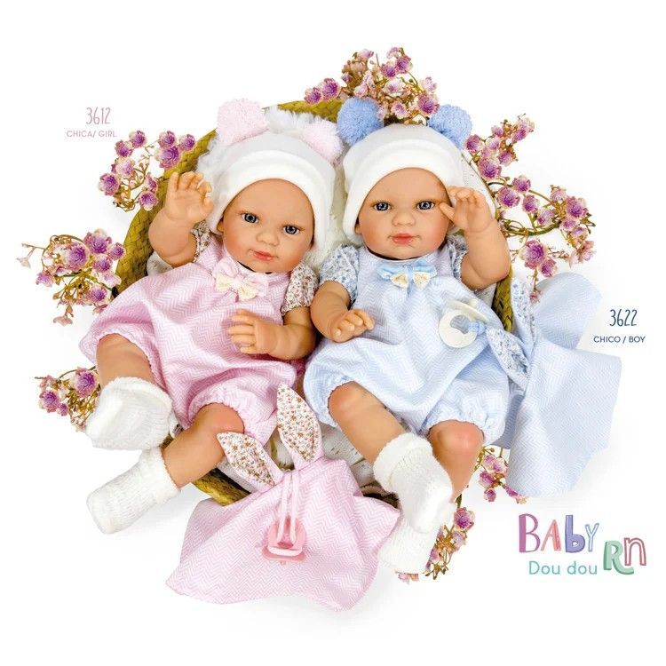Лялька Reborn, серія DOUDOU, хлопчик, у коробці, 37см, Nines d`Onil (36225) 8435054336225 фото
