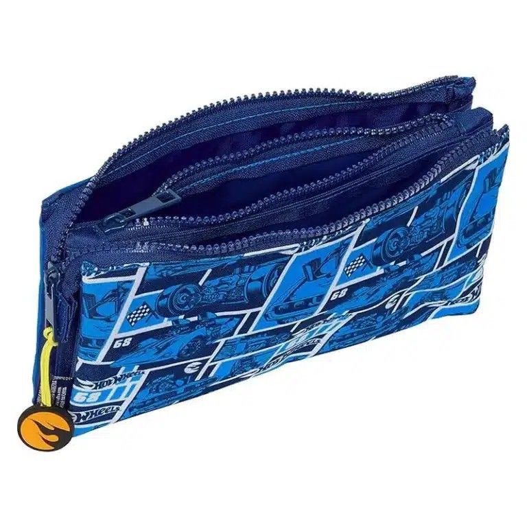 Пенал на три відділення Hot Wheels Sonny, Safta (53679) 8412688553679 фото