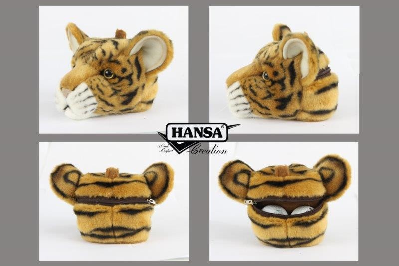 Hansa® | Мягкая игрушка Сумка для гольфа Тигр без брелока, W. 17см, HANSA (8472)