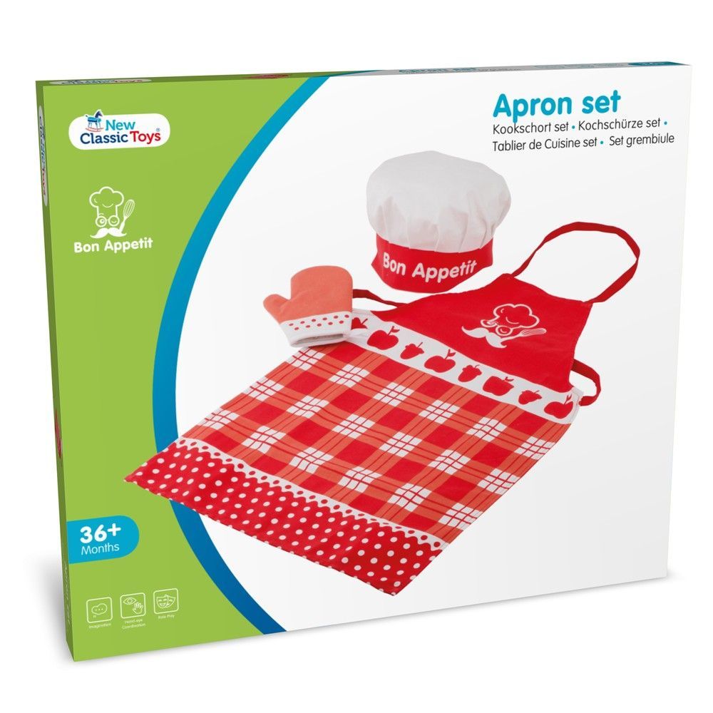Фартук красный New Classic Toys (10680) 8718446106805 фото