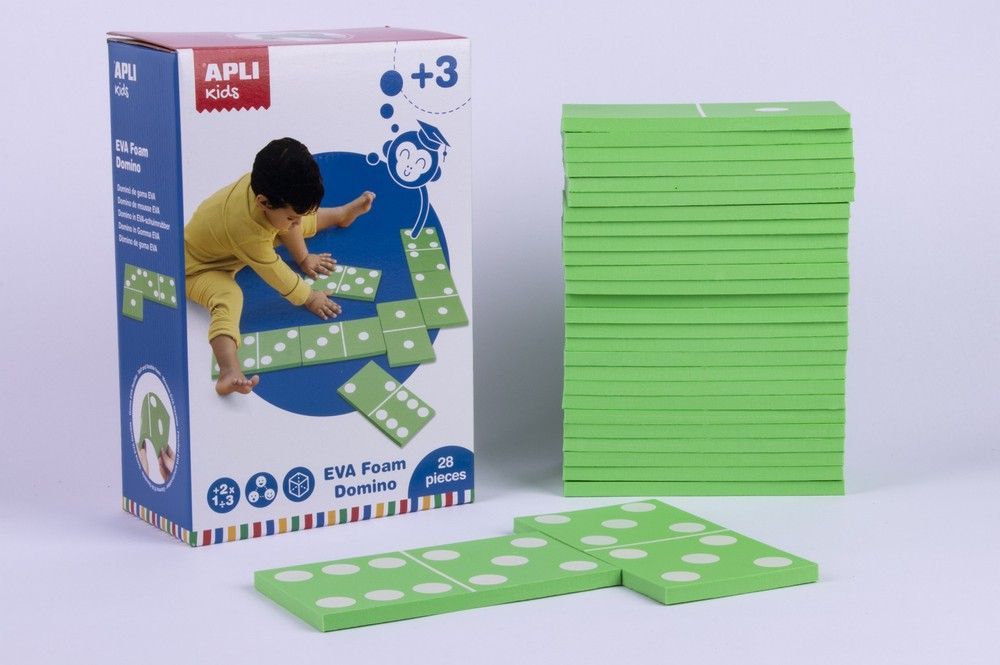 Гнучке дитяче доміно Apli Kids із піни EVA, XXL (18x10см) 8410782176176 фото