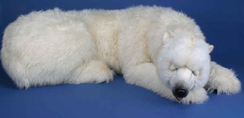 Hansa® | Анимированная мягкая игрушка Полярный спящий медведь L. 215см, HANSA (0004)