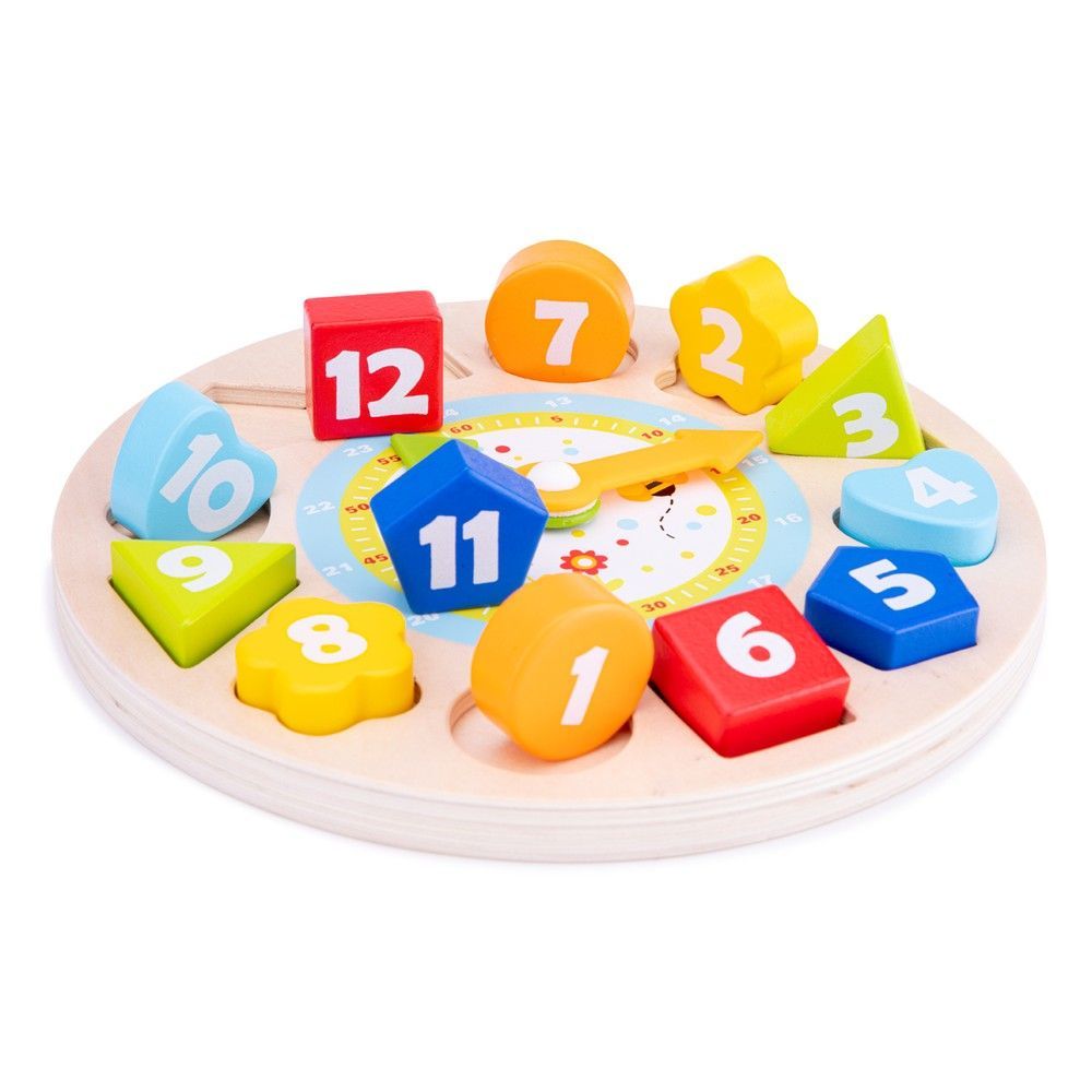 Навчальний Пазл New Classic Toys "Годинник" 8718446182526 фото