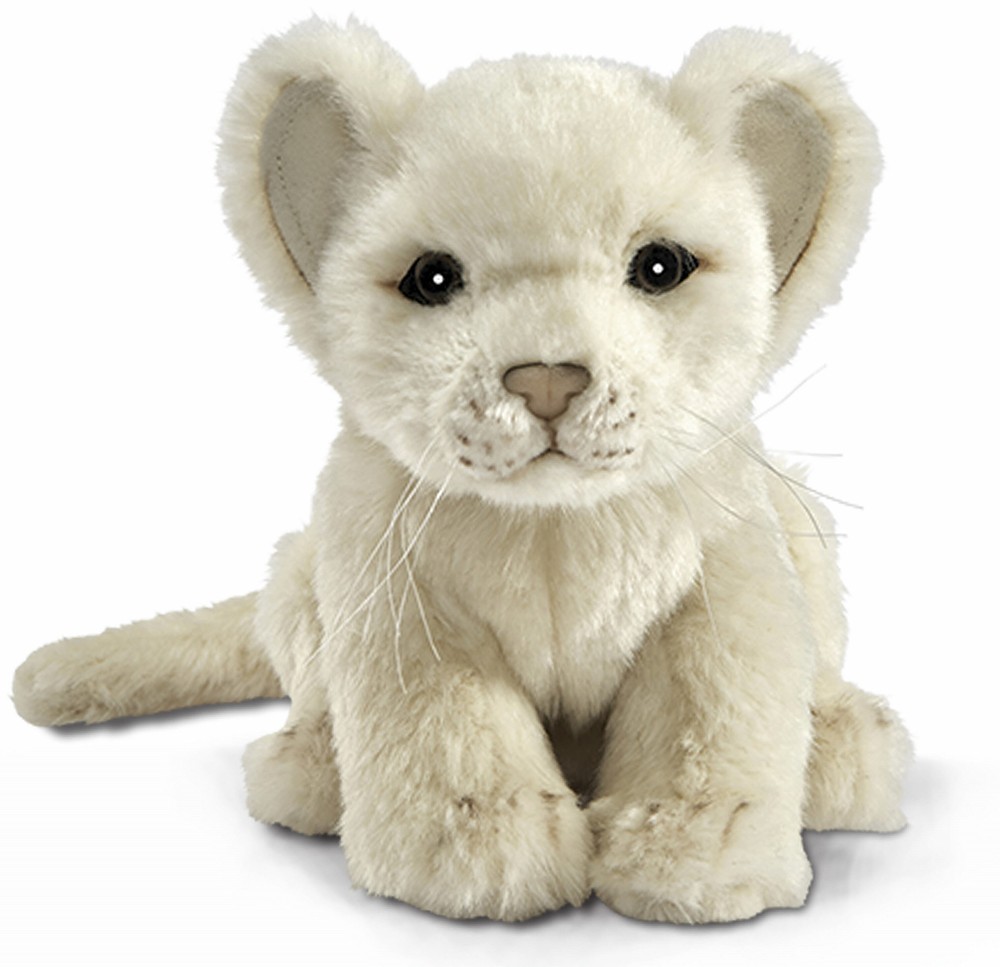 Hansa® | Лев білий, 17 см, реалістична м'яка іграшка Hansa Toys (7291)