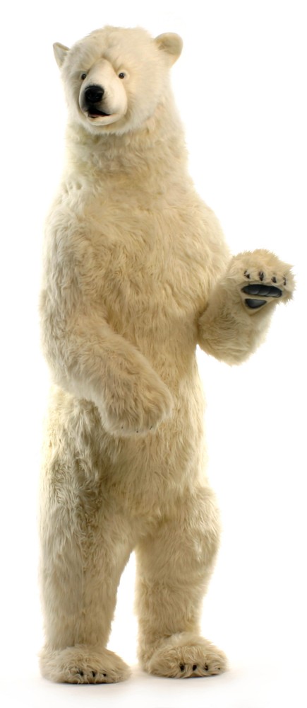 Hansa® | Анимированная мягкая игрушка Полярный медведь морского мира, H. 260см, HANSA (0005)