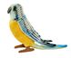 Hansa® | М'яка іграшка Хвилястий папужка блакитний, H. 15см, HANSA (4653) - фотографії