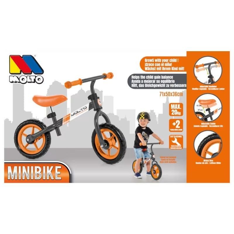 Біговел дитячий Minibike (помаранчевий), Molto (24213) 8410963242133 фото
