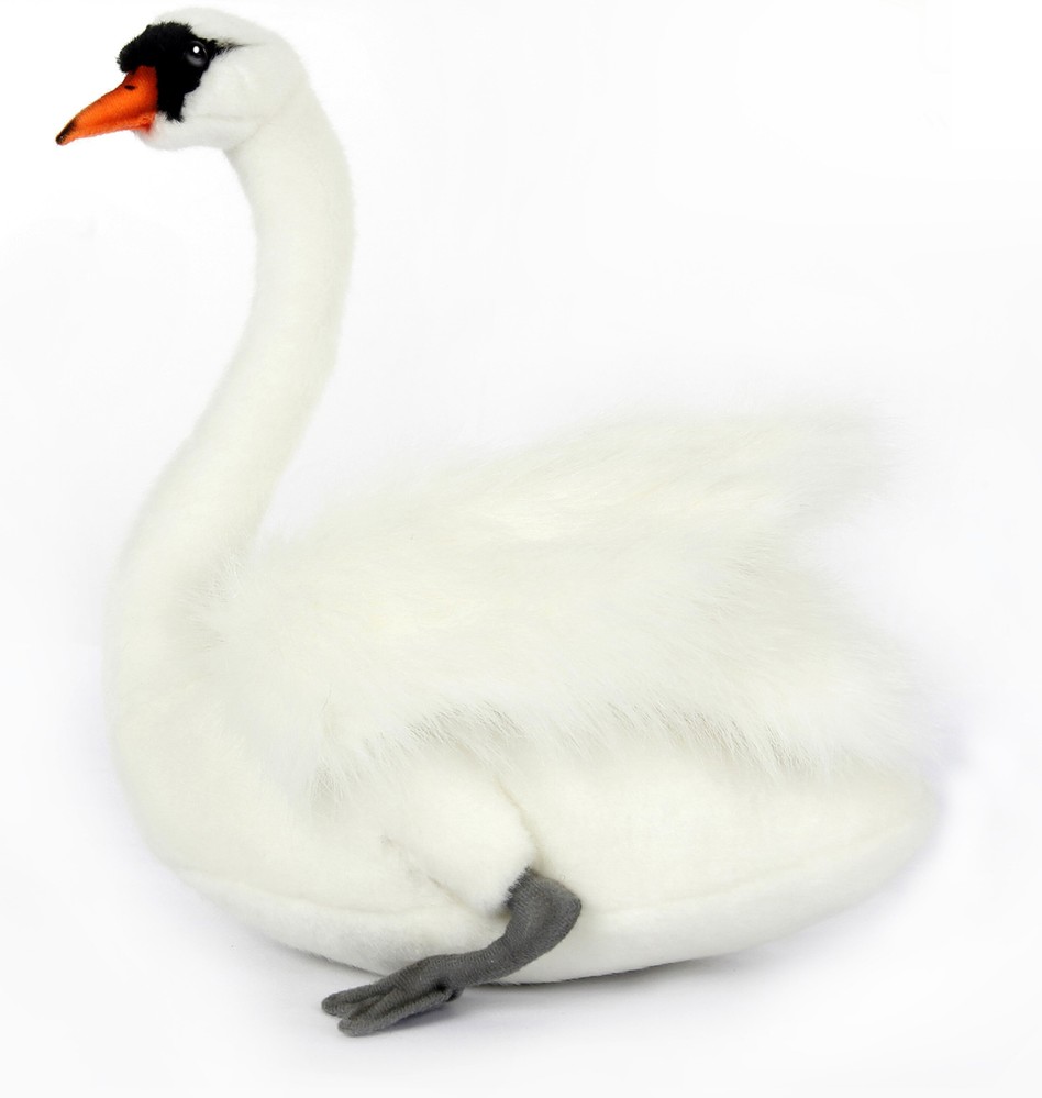 Hansa® | Белый лебедь, 27 см, реалистичная мягкая игрушка Hansa (7335)