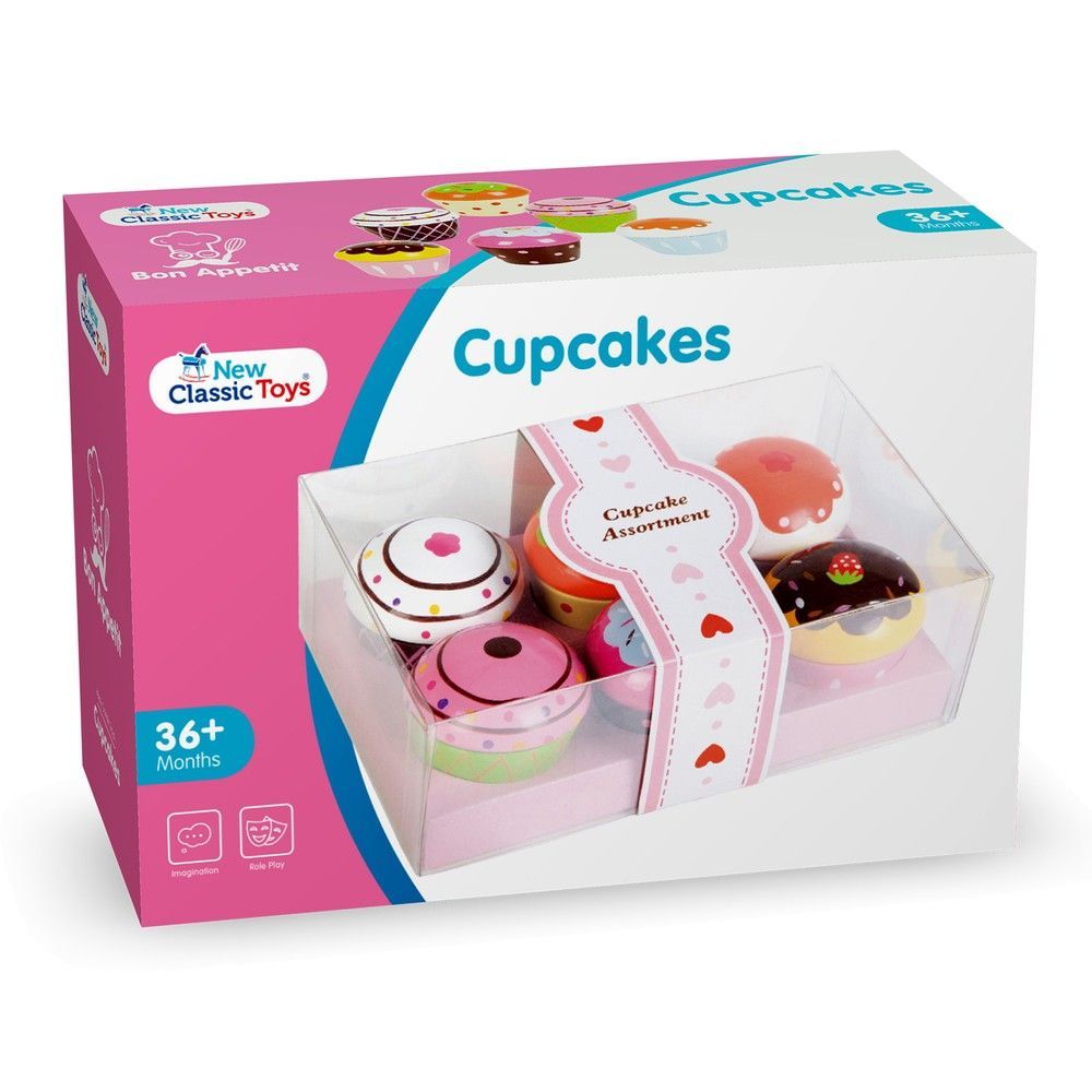 Асортименти кексів, New Classic Toys, в подарунковій коробці, 6 шт. 8718446106270 фото