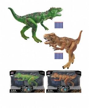 Игрушечный пистолет в форме динозавра коричневый Dino Toys (56931) 2986096056931 фото