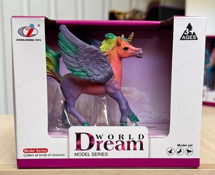 Фигурка Единорог с крыльями фиолетовый Dino Toys (55880) 2986096055880 фото