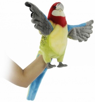 Hansa® | Мягкая игрушка на руку HANSA Попугай Розелла, 50см (7351)
