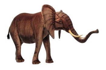 Hansa® | Анімована м'яка іграшка Слон,що стоїть, H. 124см, HANSA (0029)