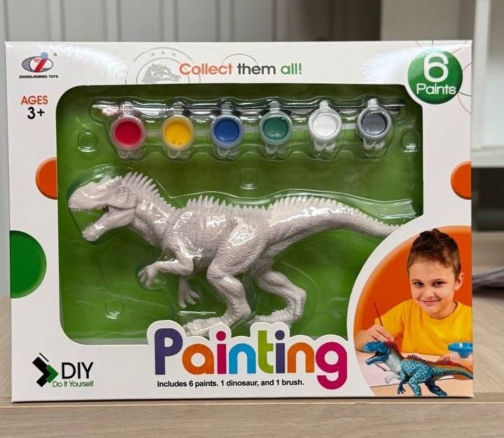 Набір для творчості Розфарбуй динозавра набір 1 Dino Toys (54814) 2986096054814 фото
