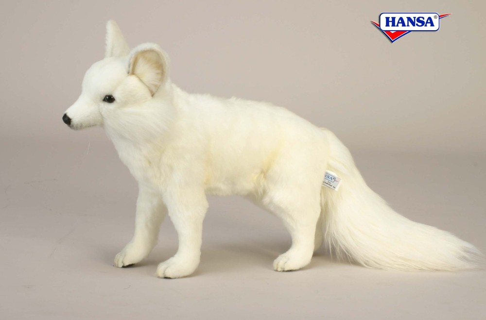 Hansa® | М'яка іграшка Снігова лисиця, що стоїть, L. 40см, HANSA (4698)