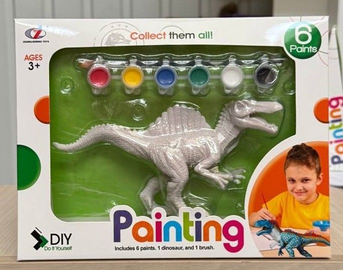 Набір для творчості Розфарбуй динозавра набір 2 Dino Toys (56788) 2986096056788 фото